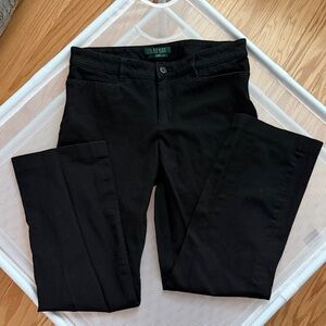 Ralph Lauren Black Curvy Pants